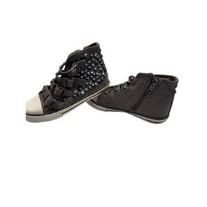 Ash Venus Perkish Leather Girls Hightop Sneakers EU30/US 12.5